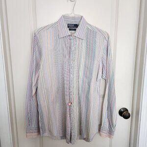 Polo by Ralph Lauren Long Sleeve Button Down Dress Shirt - Size M Neck 15 1/2